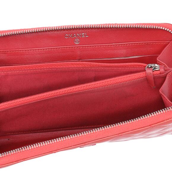 CHANEL Matelasse Long Wallet Pink Patent Leather - Picture 5 of 7